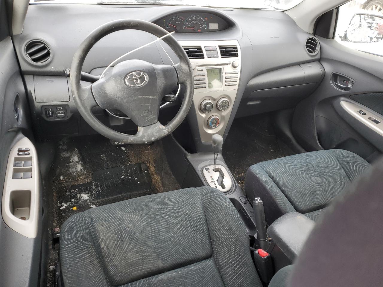 2011 Toyota Yaris VIN JTDBT4K37B1401590 Copart auction photo, rear end damage thumbnail 8