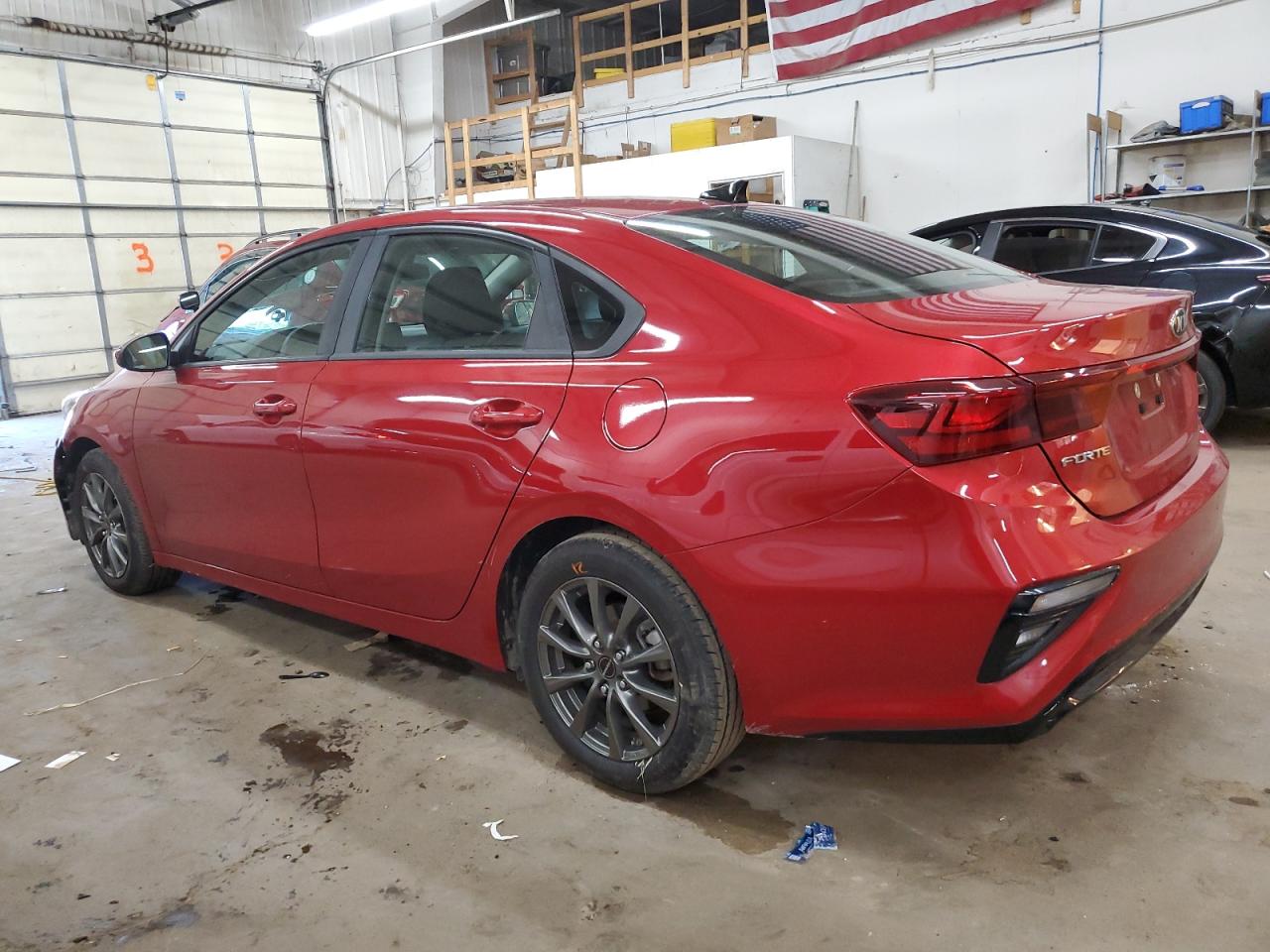 2019 KIA Forte VIN 3KPF24AD2KE125864 Copart auction photo, side / front end damage thumbnail 2