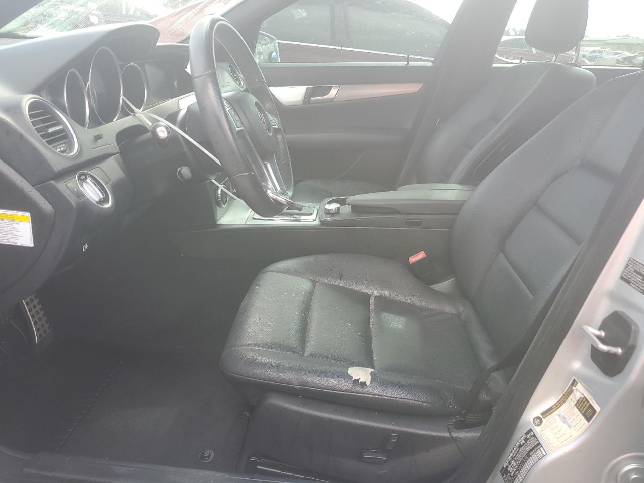 2013 Mercedes-Benz C-klasse VIN WDDGF4HB6DA827405 Copart auction photo, water/flood damage thumbnail 7