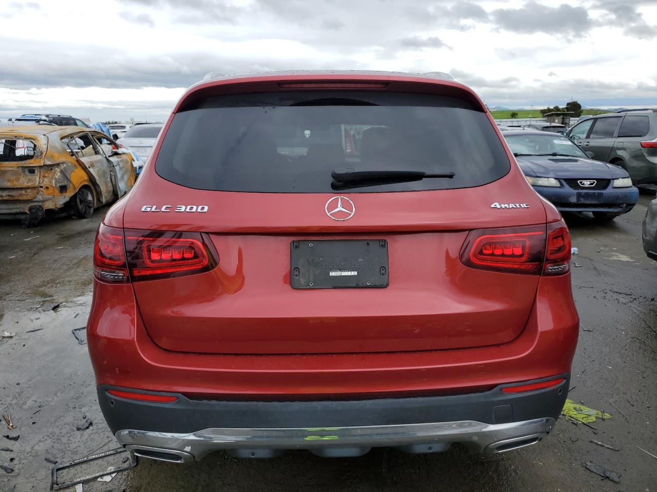 2020 Mercedes-Benz GLC VIN WDC0G8EB2LF742349 Copart auction photo, mechanical damage thumbnail 6