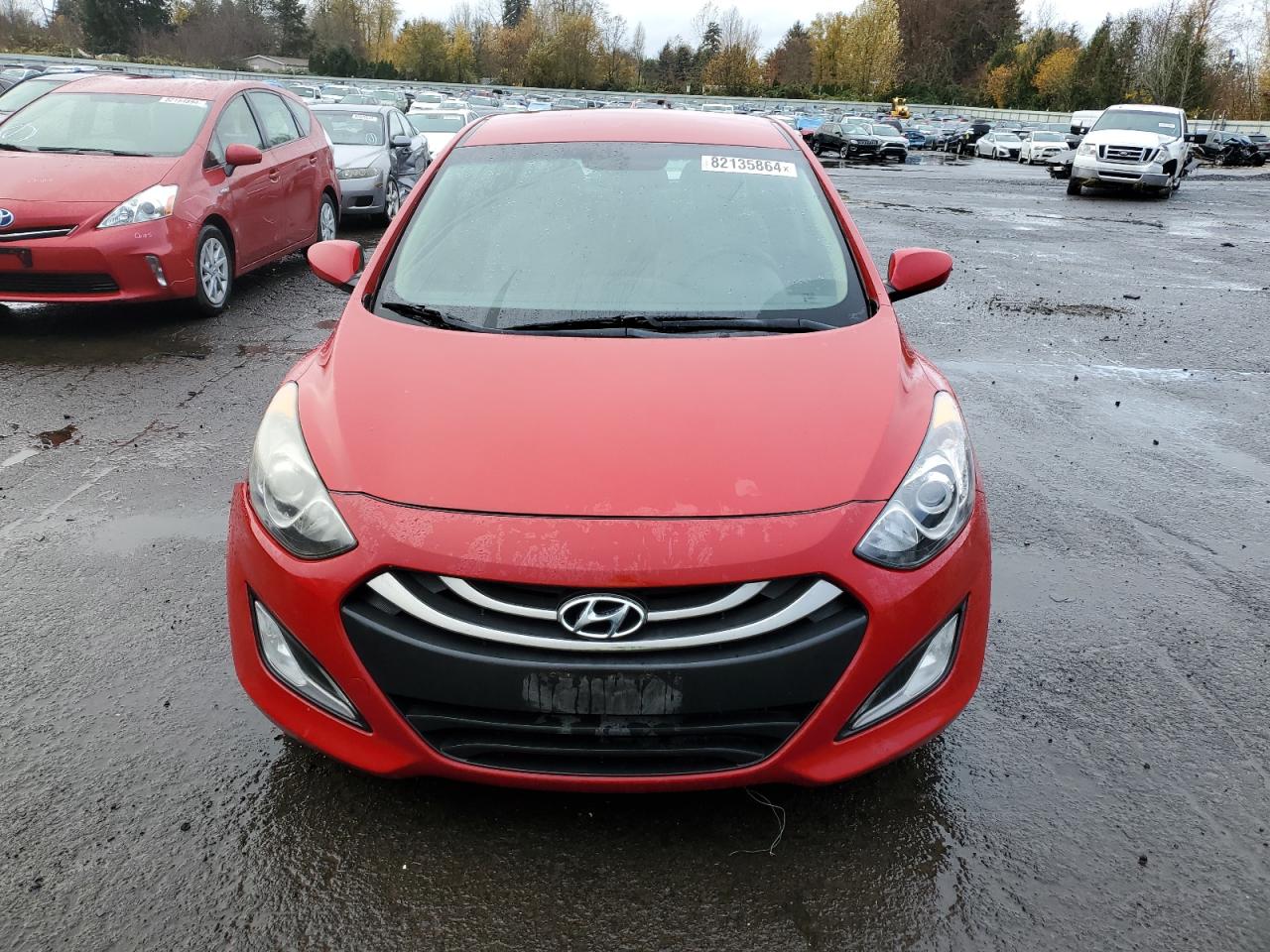 2013 Hyundai Elantra VIN KMHD35LE2DU111480 Copart auction photo, front end / undercarriage damage thumbnail 5