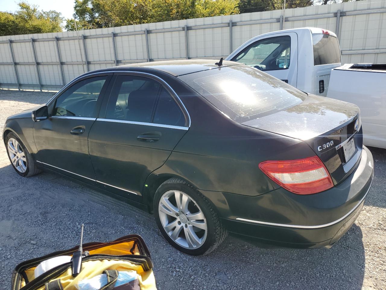 2011 Mercedes-Benz C-klasse VIN WDDGF8BB3BA496876 Copart auction photo, undercarriage / front end damage thumbnail 2