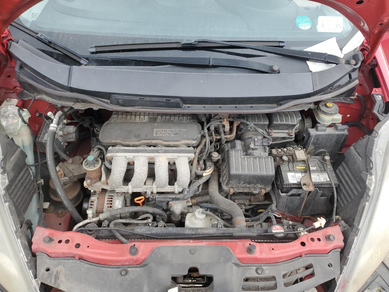 2009 Honda Fit VIN JHMGE88289S014510 Copart auction photo, front end damage thumbnail 11