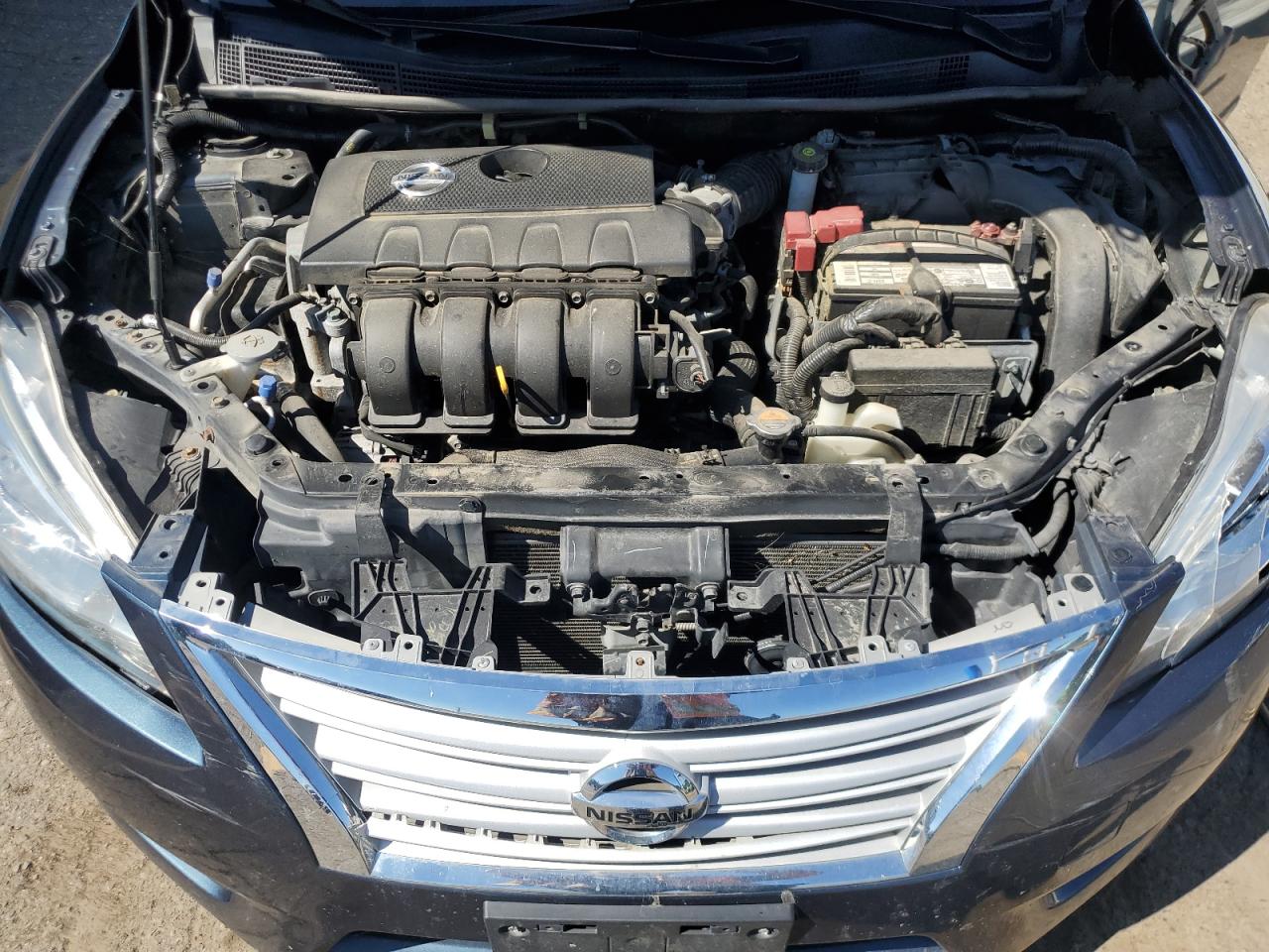 2015 Nissan Sentra VIN 3N1AB7AP2FY222091 Copart auction photo, side / front end damage thumbnail 11