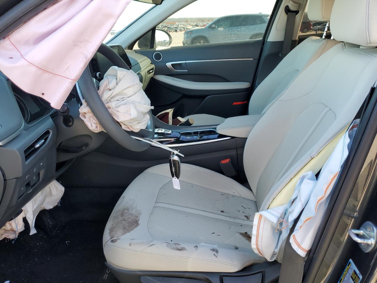 2021 Hyundai Sonata VIN KMHL24JJ3MA036203 Copart auction photo, all over damage thumbnail 7