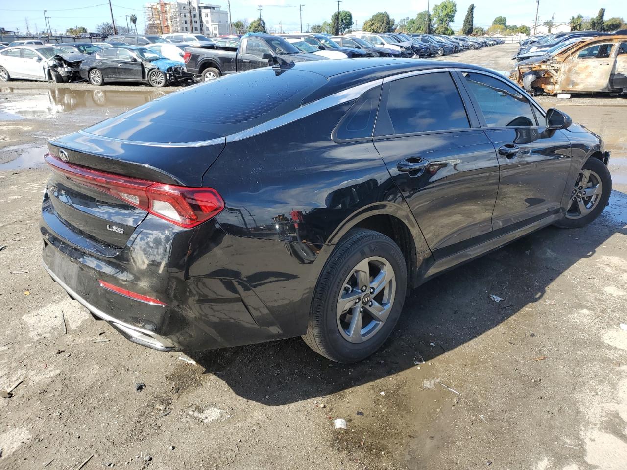 2021 KIA K5 VIN 5XXG14J22MG033525 Copart auction photo, front end / rear end damage thumbnail 3