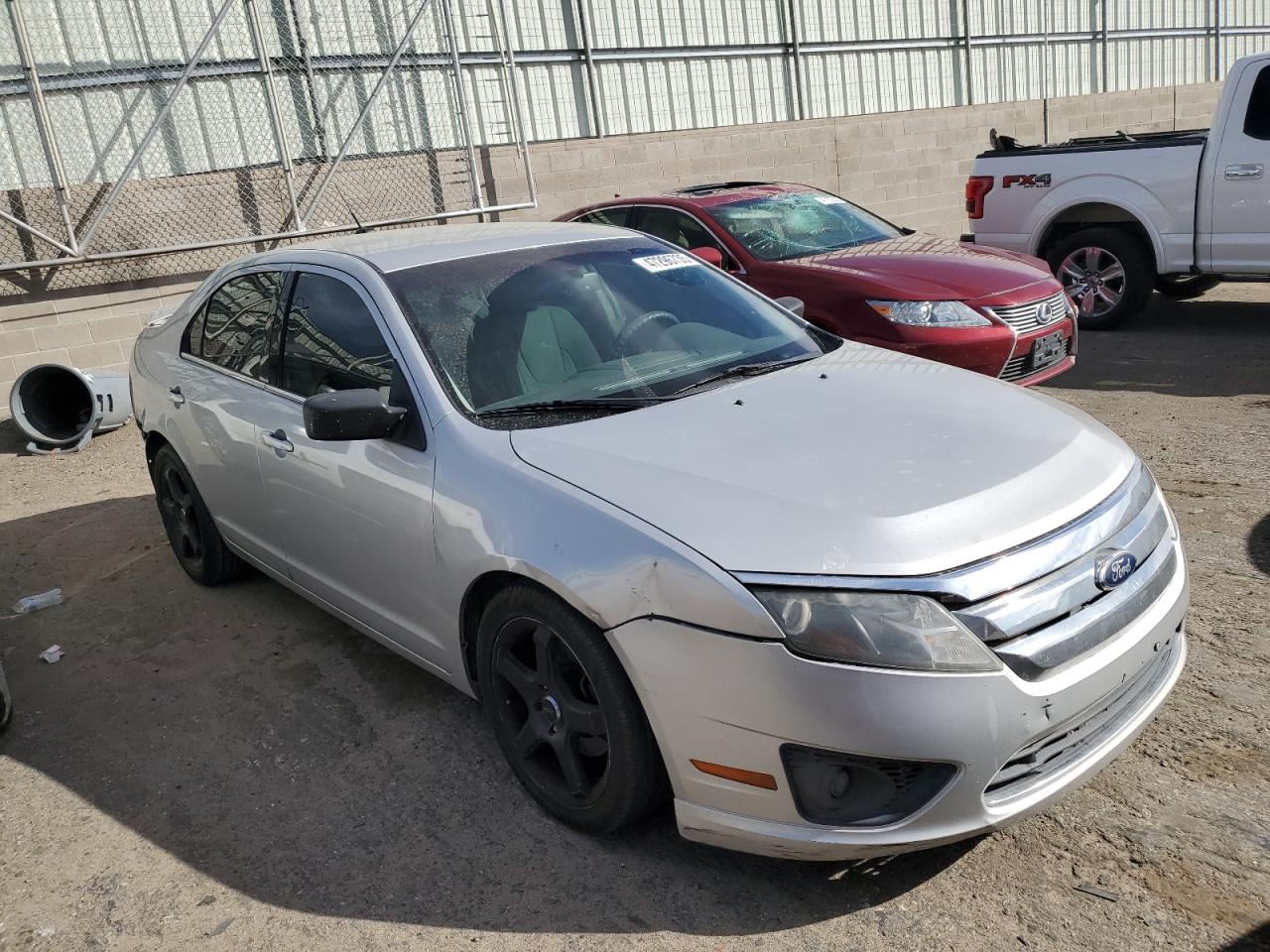 2010 Ford Fusion VIN 3FAHP0HA2AR328345 Copart auction photo, rear end / front end damage thumbnail 4