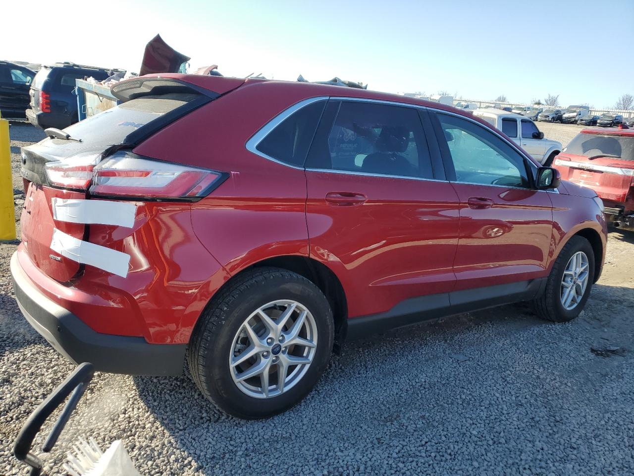 2022 Ford Edge VIN 2FMPK4J98NBA84793 Copart auction photo, rear end / minor dent/scratches damage thumbnail 3