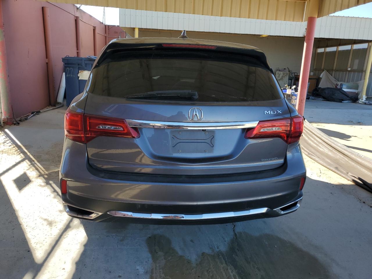 2019 Acura MDX VIN 5J8YD4H35KL001595 Copart auction photo, side damage thumbnail 6