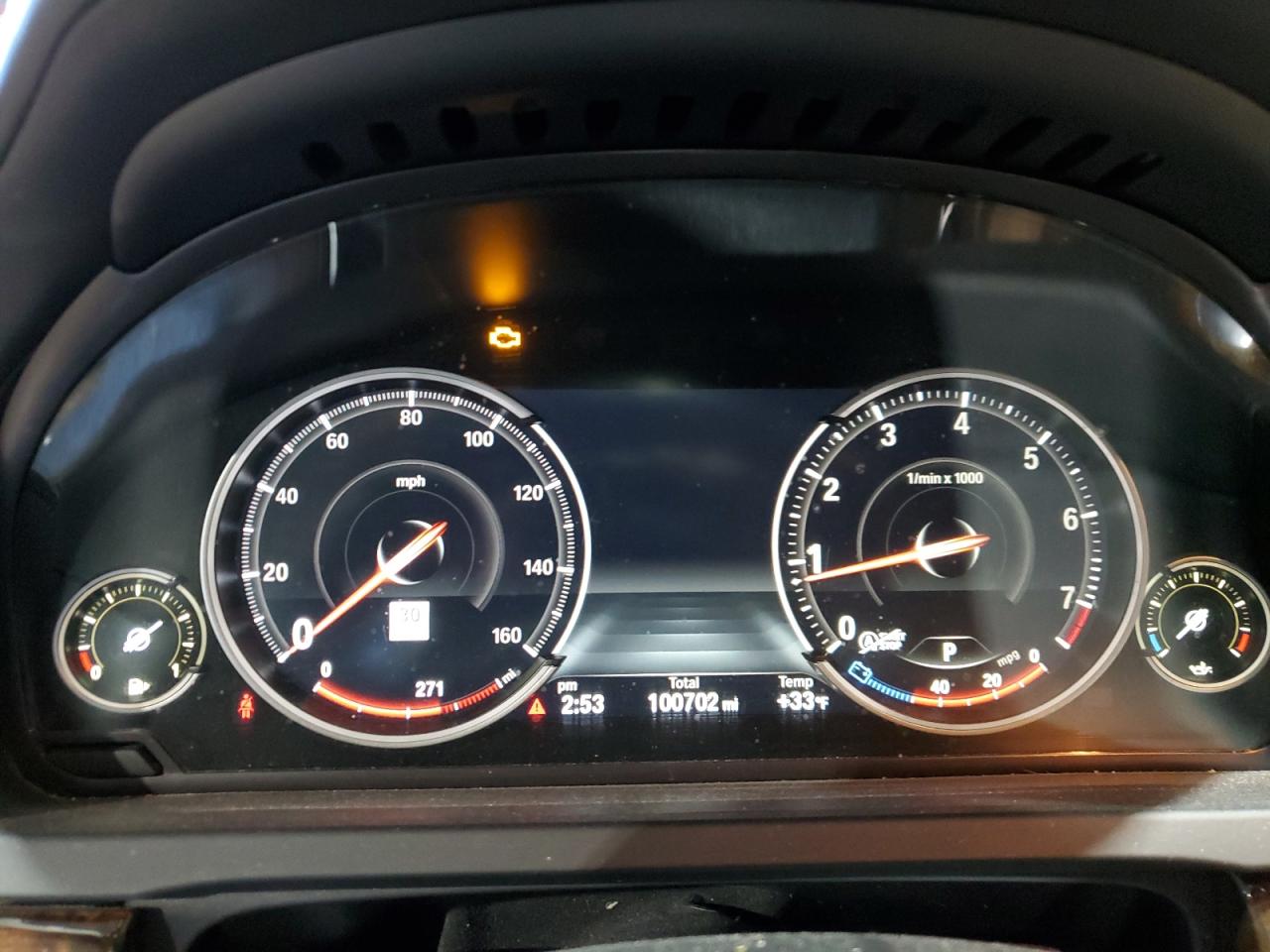 2015 BMW 7er VIN WBAYB6C57FD965931 Copart auction photo, front end / rear end damage thumbnail 9