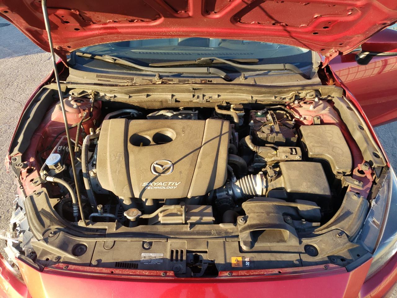2017 Mazda 3 VIN 3MZBN1M33HM138268 Copart auction photo, front end / undercarriage damage thumbnail 13