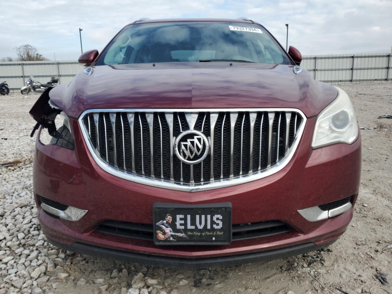 2016 Buick Enclave VIN 5GAKRAKD5GJ137171 Copart auction photo, front end / side damage thumbnail 5