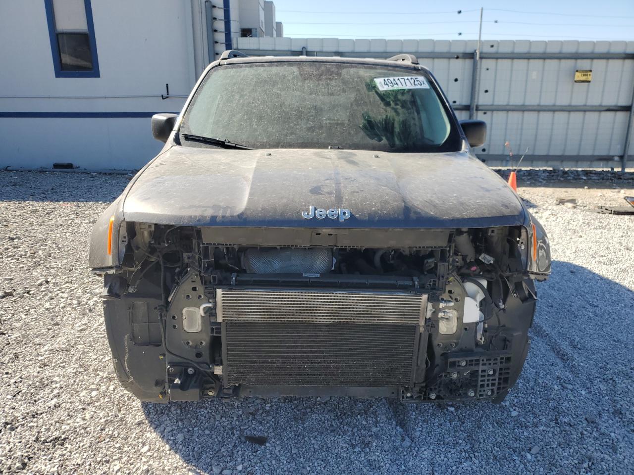2017 Jeep Renegade VIN ZACCJAAB9HPF15293 Copart auction photo, front end damage thumbnail 5