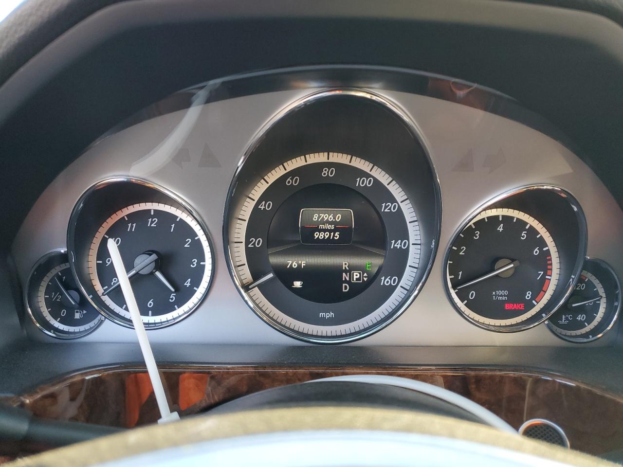 2013 Mercedes-Benz E-klasse VIN WDDHF5KB2DA740913 Copart auction photo, side / front end damage thumbnail 9