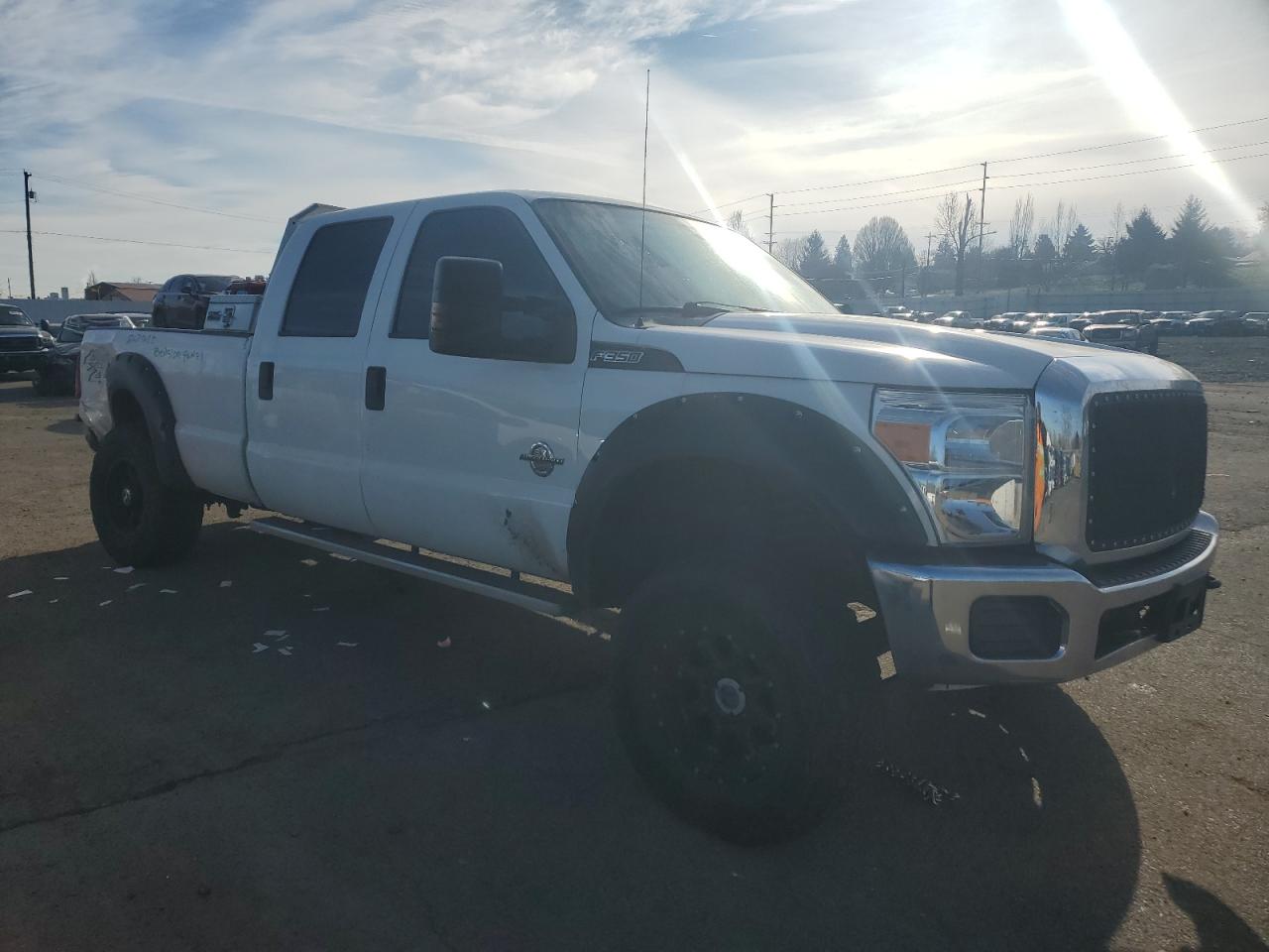 2014 Ford F350 VIN 1FT8W3BT1EEA10539 Copart auction photo, all over / undercarriage damage thumbnail 4