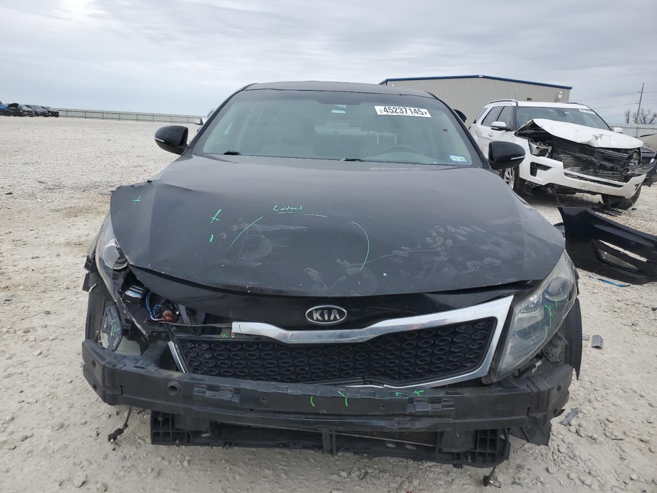 2013 KIA Optima VIN KNAGM4A72D5300375 Copart auction photo, front end / minor dent/scratches damage thumbnail 5
