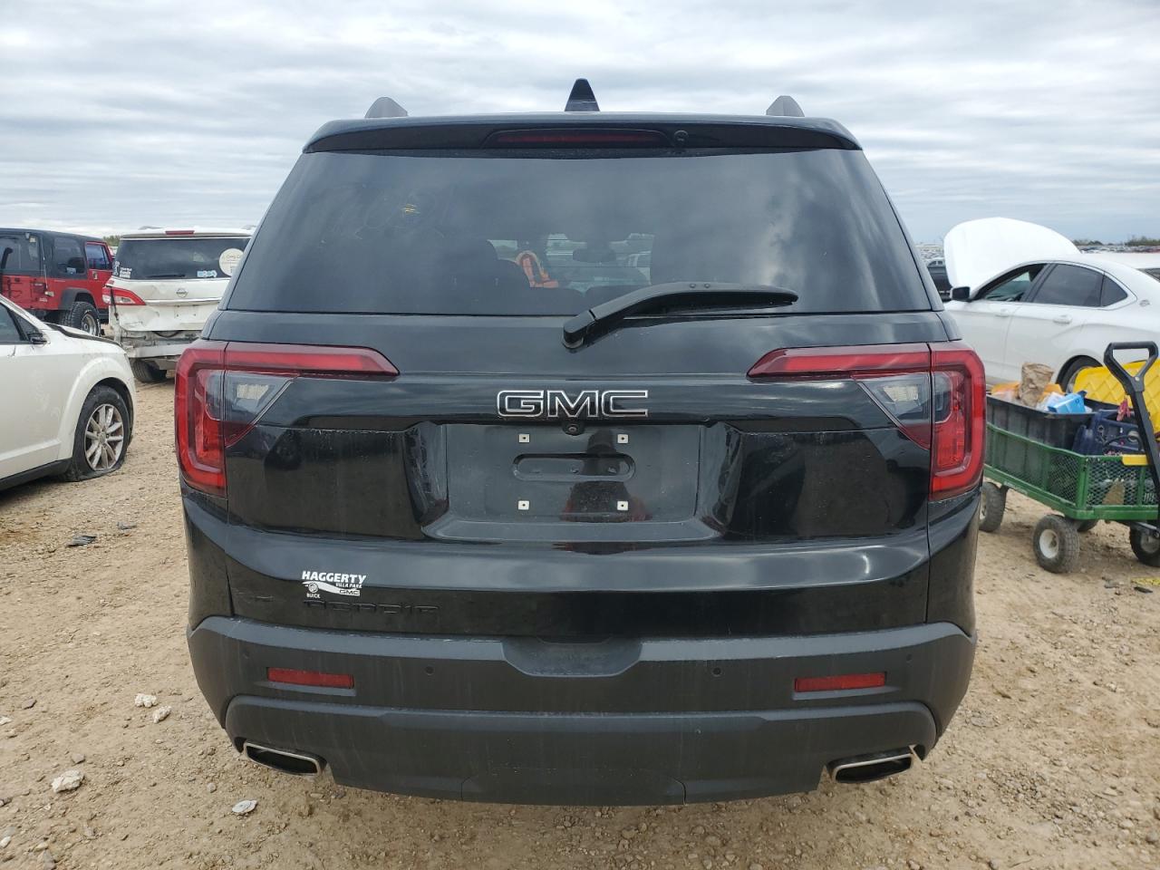 2021 GMC Acadia VIN 1GKKNKLS9MZ108979 Copart auction photo, side damage thumbnail 6