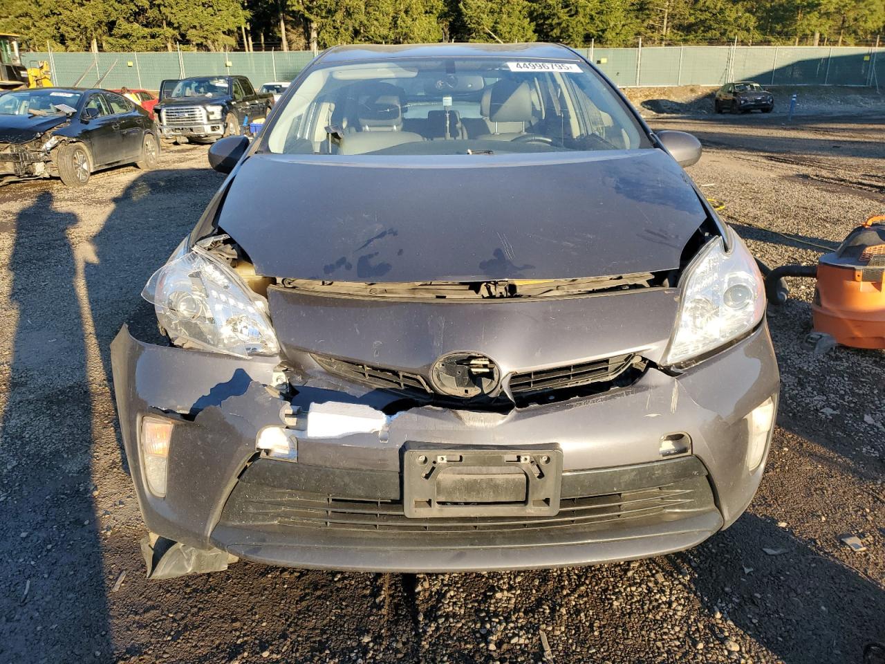 2014 Toyota Prius VIN JTDKN3DUXE0358254 Copart auction photo, front end damage thumbnail 5