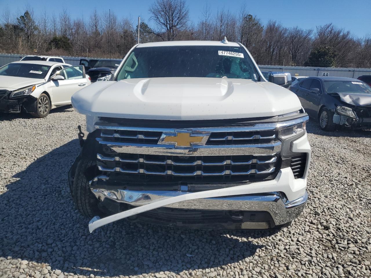 2023 Chevrolet Silverado VIN 3GCUDGE85PG109881 Copart auction photo, front end / side damage thumbnail 5