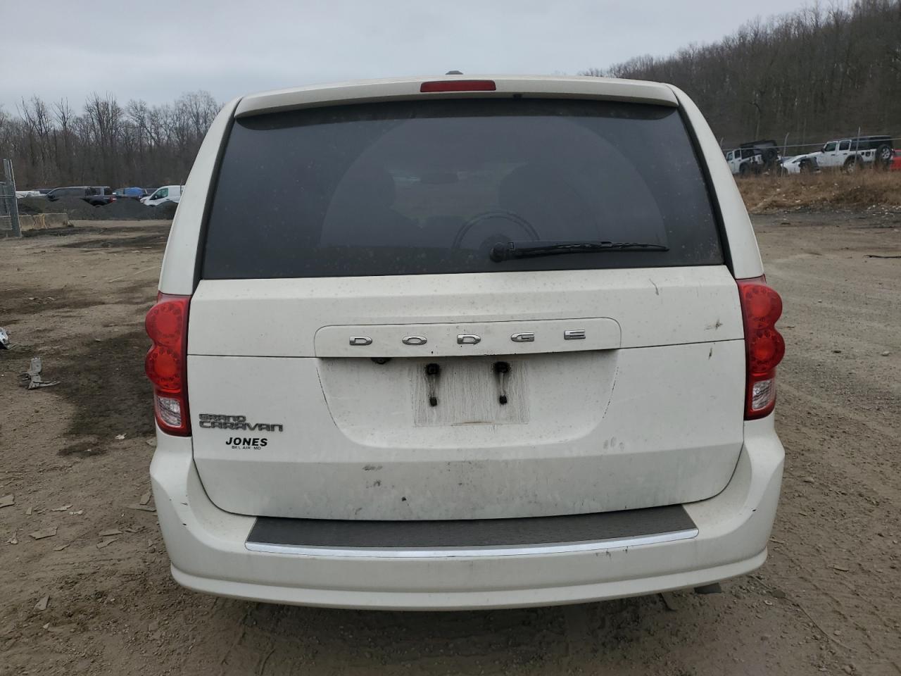 2012 Dodge Caravan VIN 2C4RDGCG2CR123175 Copart auction photo, side damage thumbnail 6