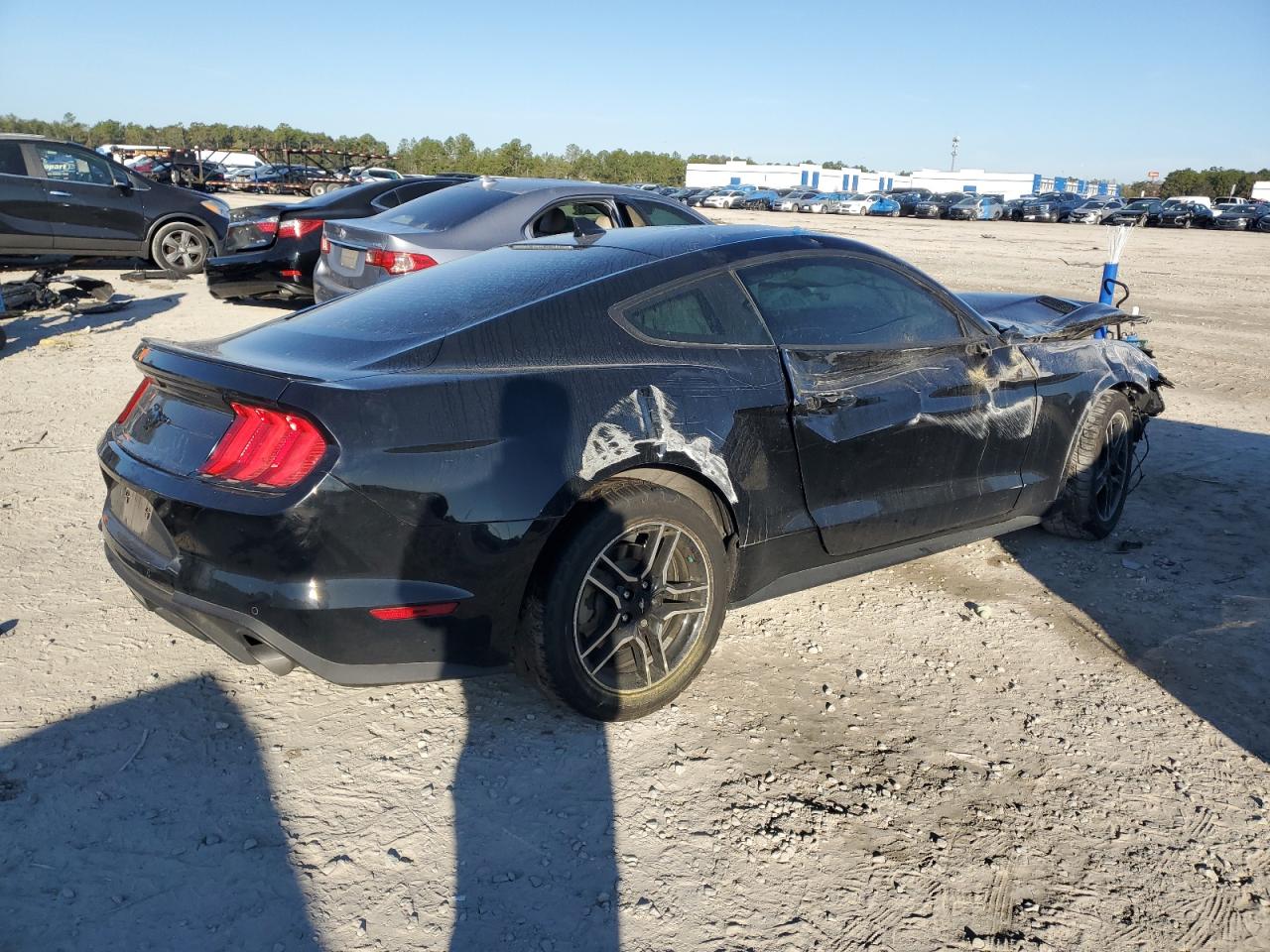 2020 Ford Mustang VIN 1FA6P8TH2L5154549 Copart auction photo, all over damage thumbnail 3