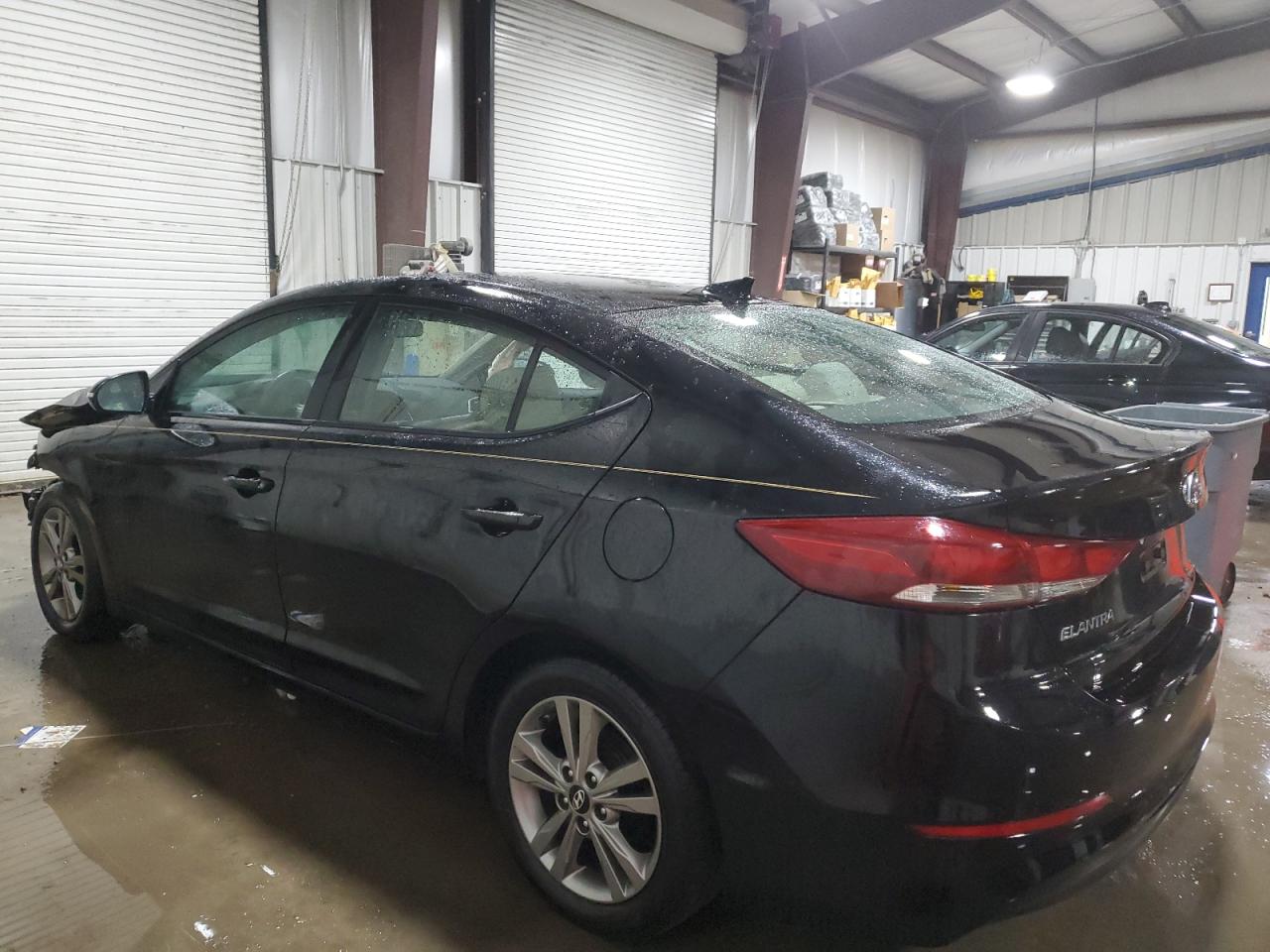 2017 Hyundai Elantra VIN KMHD84LF8HU203543 Copart auction photo, front end / side damage thumbnail 2