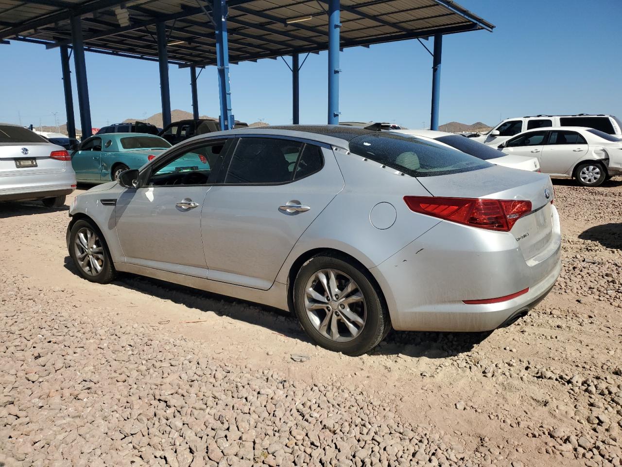 2013 KIA Optima VIN 5XXGN4A77DG257213 Copart auction photo, front end damage thumbnail 2