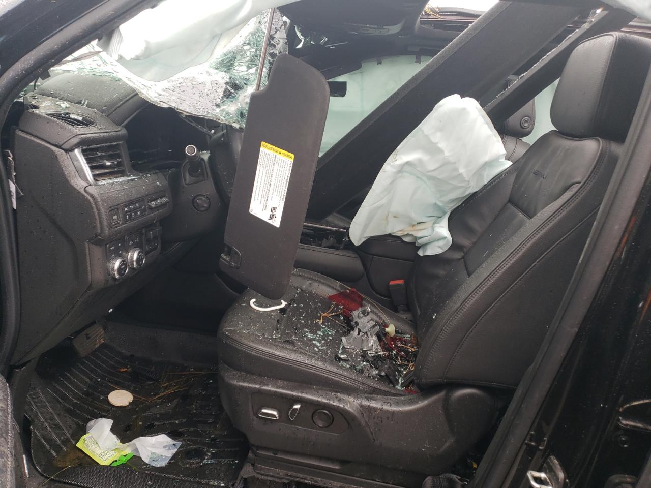 2022 GMC Yukon VIN 1GKS2DKL6NR256278 Copart auction photo, rollover damage thumbnail 7