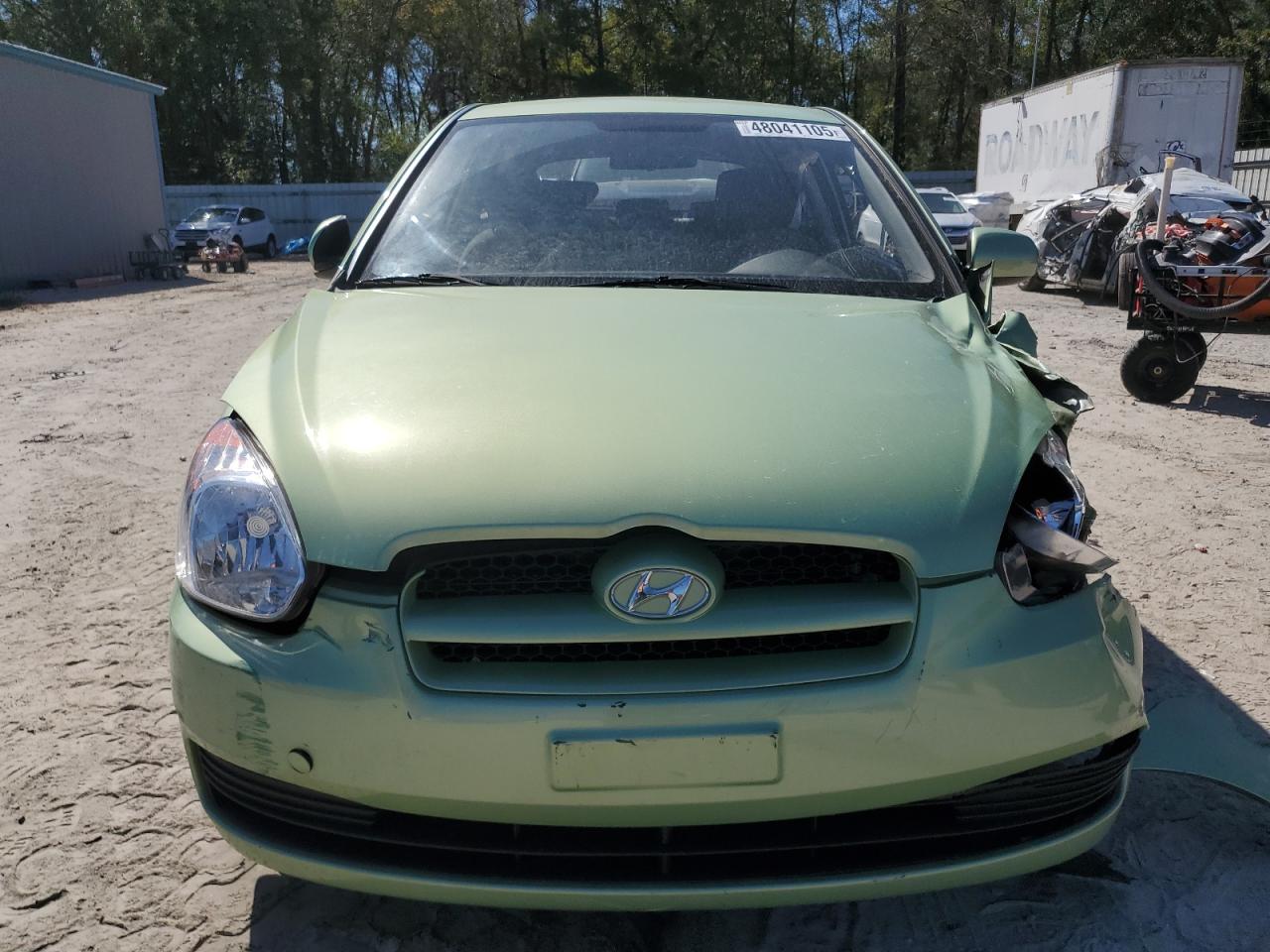 2010 Hyundai Accent VIN KMHCM3AC8AU175128 Copart auction photo, side damage thumbnail 5
