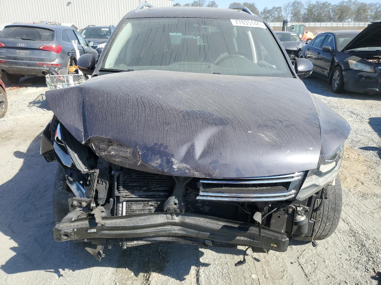 2016 Volkswagen Tiguan VIN WVGBV7AX5GW511155 Copart auction photo, front end damage thumbnail 5