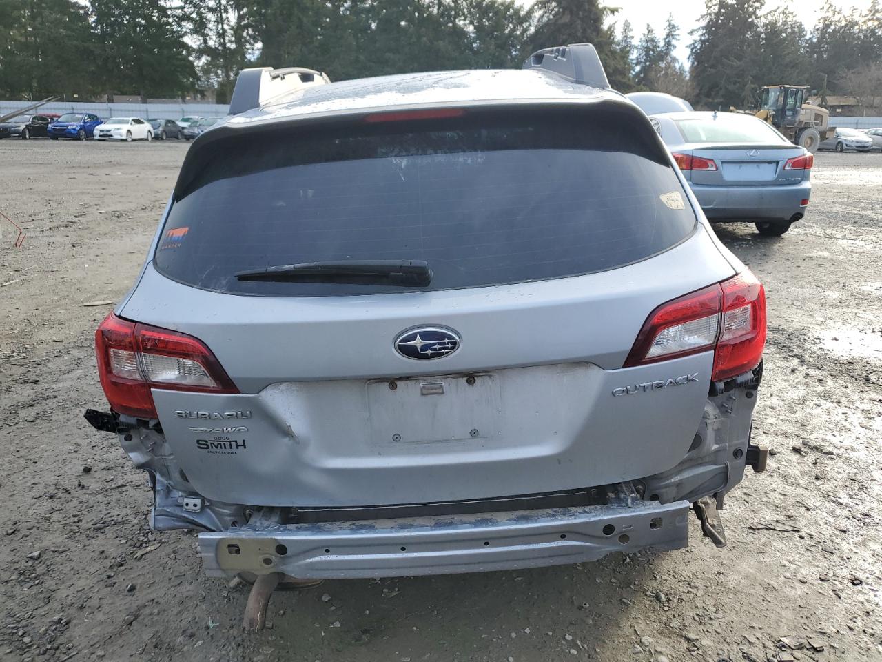 2018 Subaru Outback VIN 4S4BSAAC5J3240027 Copart auction photo, side / rear end damage thumbnail 6