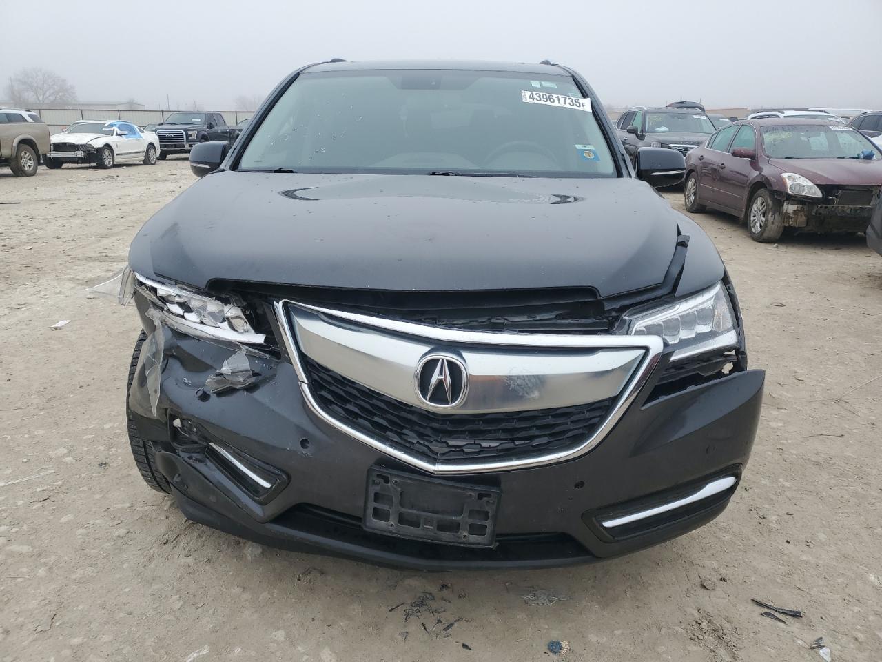 2015 Acura MDX VIN 5FRYD4H85FB029141 Copart auction photo, front end damage thumbnail 5