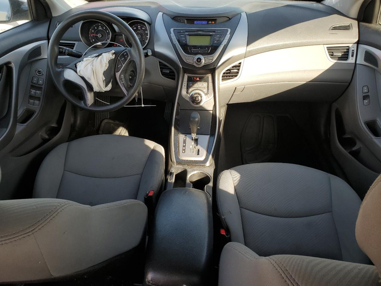 2013 Hyundai Elantra VIN 5NPDH4AE0DH216452 Copart auction photo, front end / rear end damage thumbnail 8