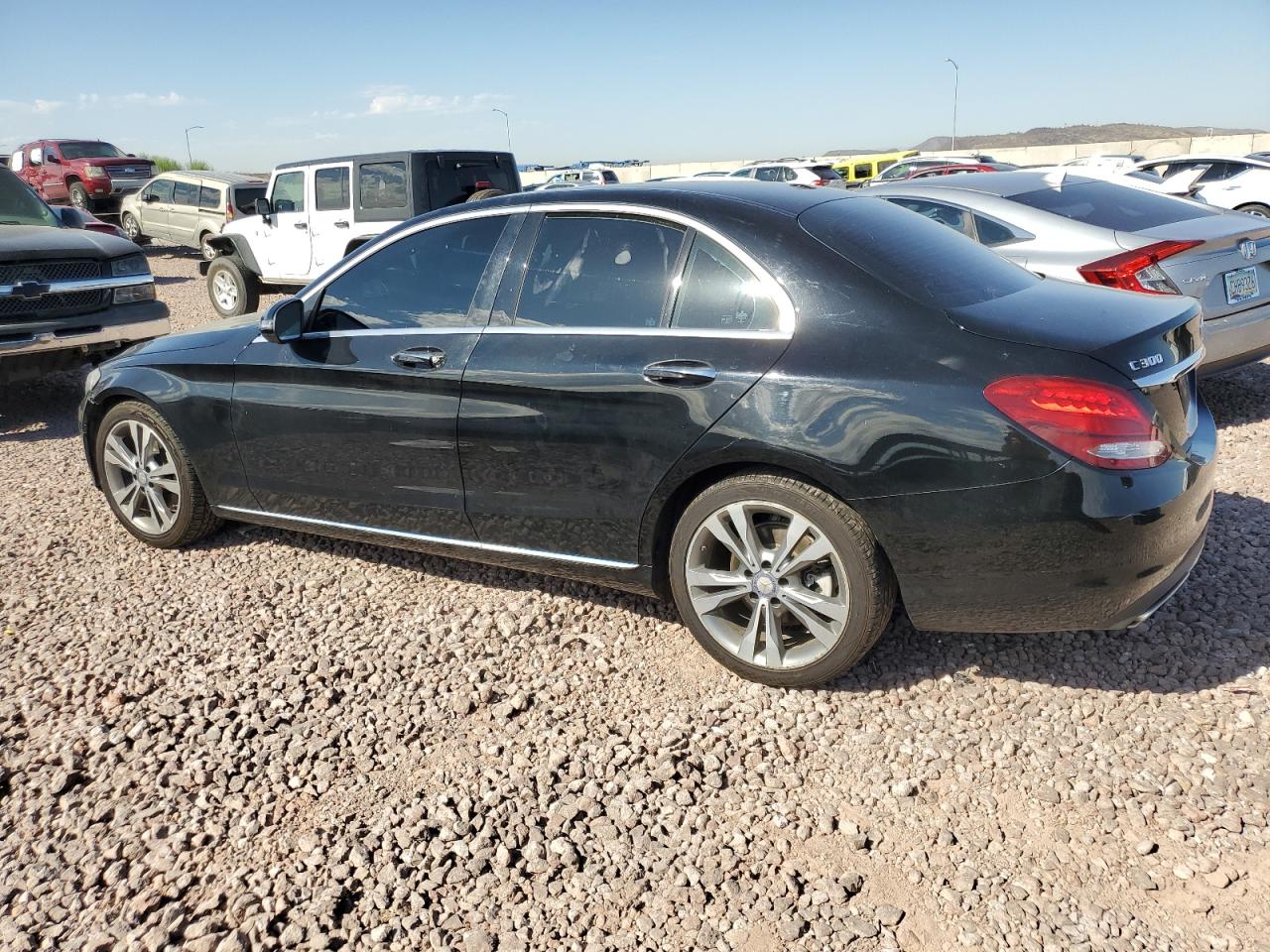 2017 Mercedes-Benz C-klasse VIN 55SWF4JB2HU205718 Copart auction photo, front end damage thumbnail 2