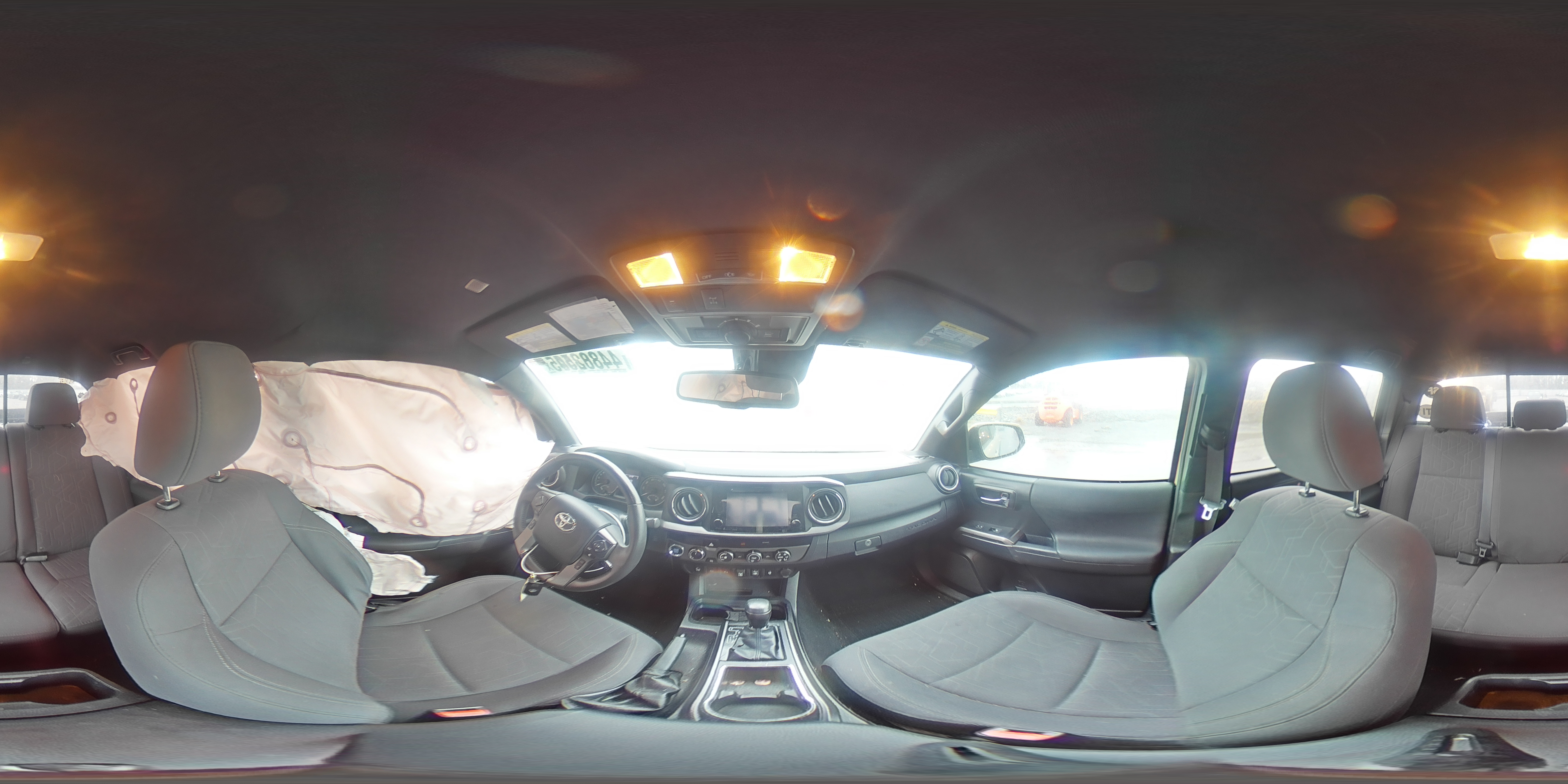 2019 Toyota Tacoma VIN 3TMDZ5BN5KM074267 Copart auction photo, side / frame damage damage thumbnail 12