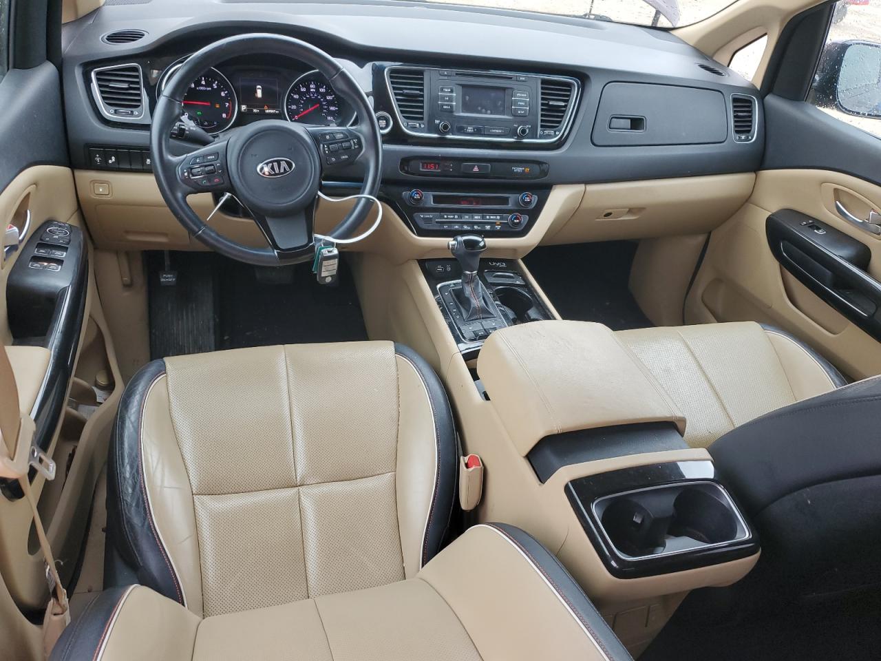 2015 KIA Sedona VIN KNDMC5C14F6047466 Copart auction photo, minor dent/scratches damage thumbnail 8