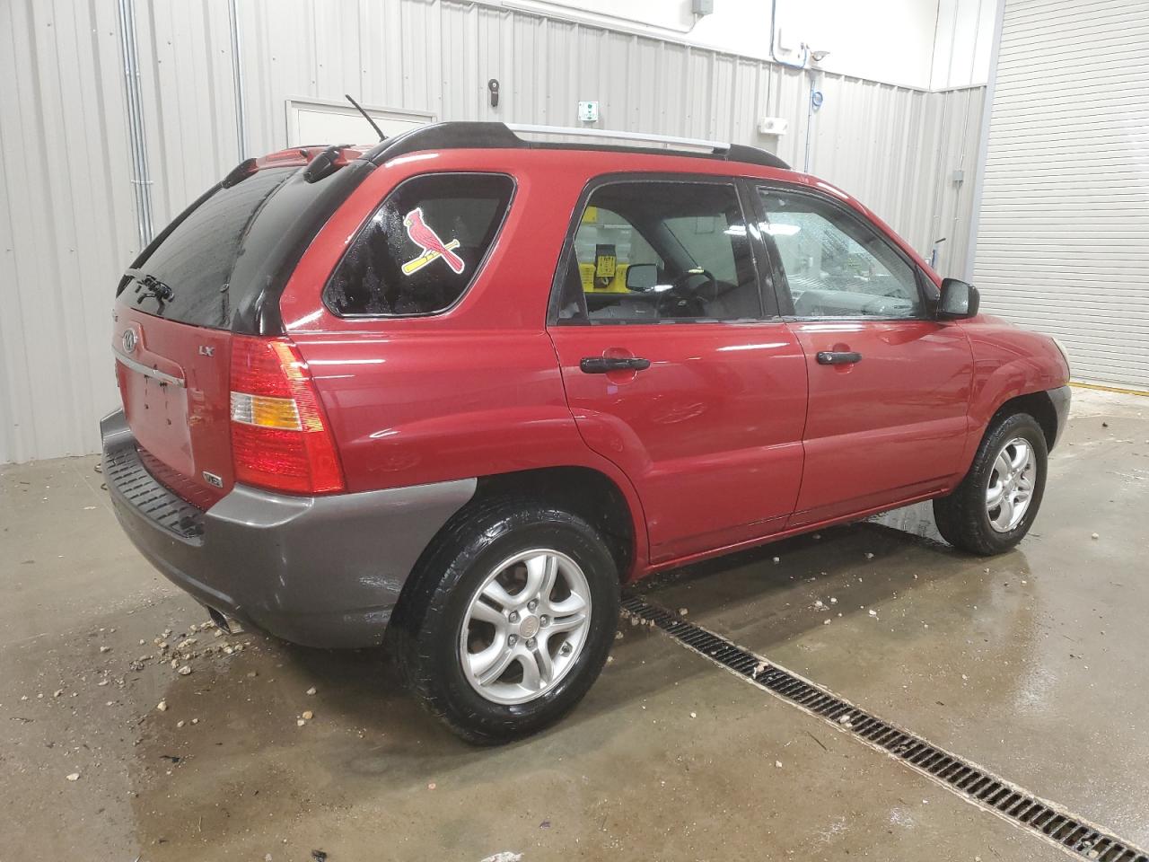 2008 KIA Sportage VIN KNDJE723987514759 Copart auction photo, side damage thumbnail 3