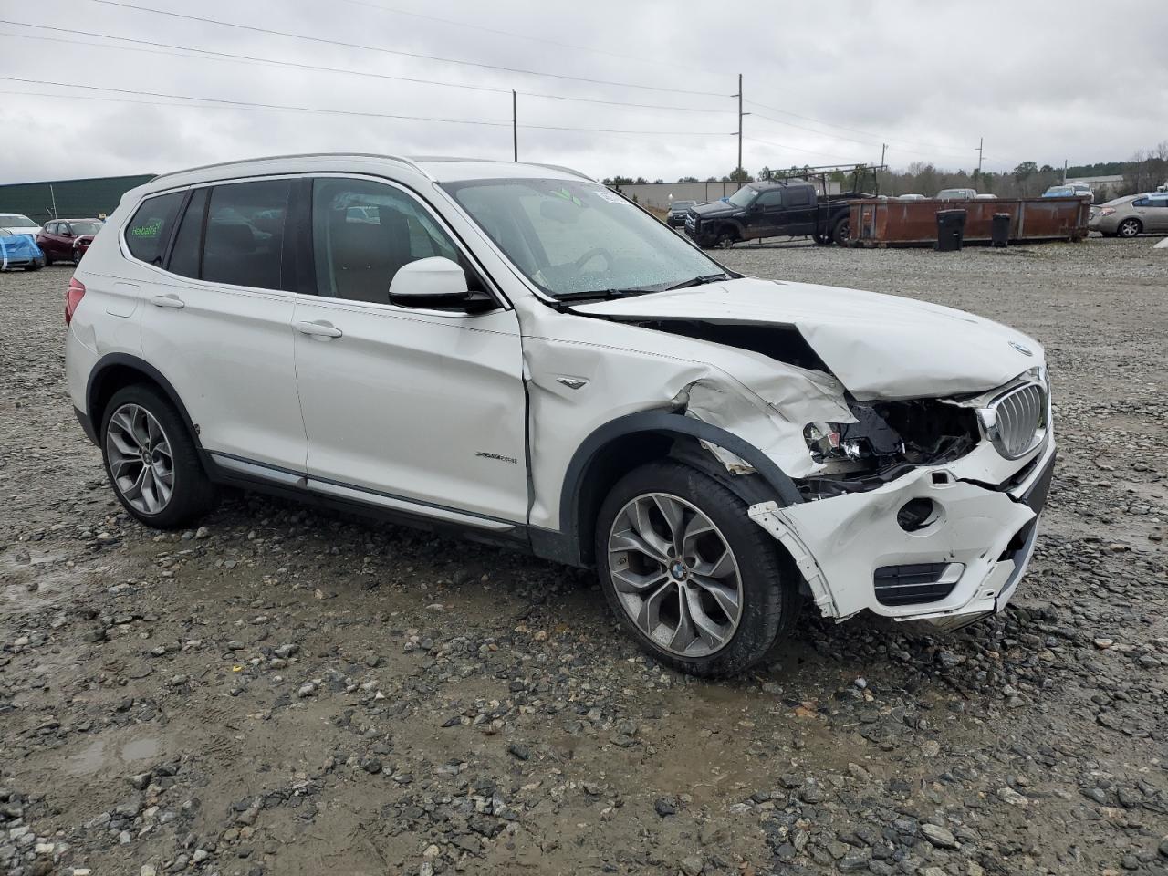 2015 BMW X3 VIN 5UXWX9C59F0D57348 Copart auction photo, all over damage thumbnail 4
