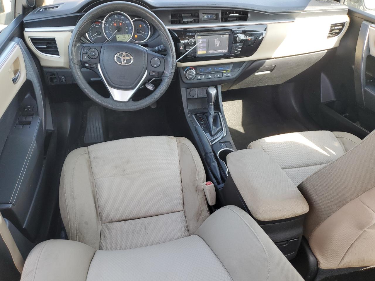 2016 Toyota Corolla VIN 5YFBURHE7GP373778 Copart auction photo, rear end / side damage thumbnail 8