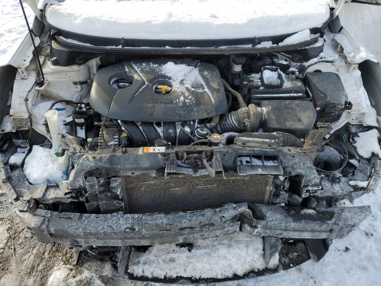 2017 Hyundai Elantra VIN KMHD35LH6HU376564 Copart auction photo, front end damage thumbnail 11