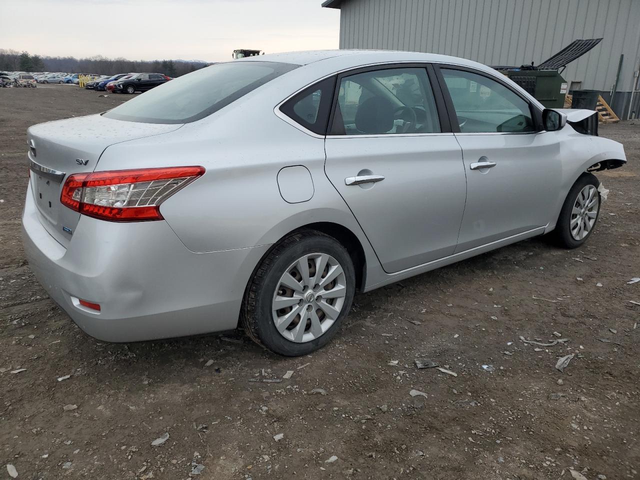 2014 Nissan Sentra VIN 3N1AB7AP8EY210185 Copart auction photo, front end damage thumbnail 3