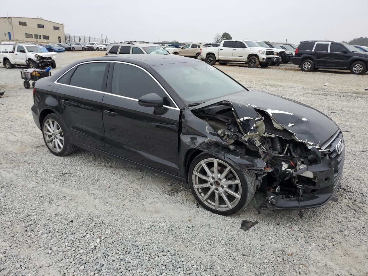 2015 Audi A3 VIN WAUCJGFF9F1077514 Copart auction photo, front end / minor dent/scratches damage thumbnail 4