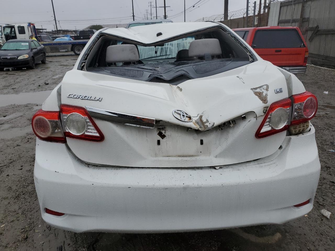 2011 Toyota Corolla VIN JTDBU4EE4B9164214 Copart auction photo, all over damage thumbnail 6