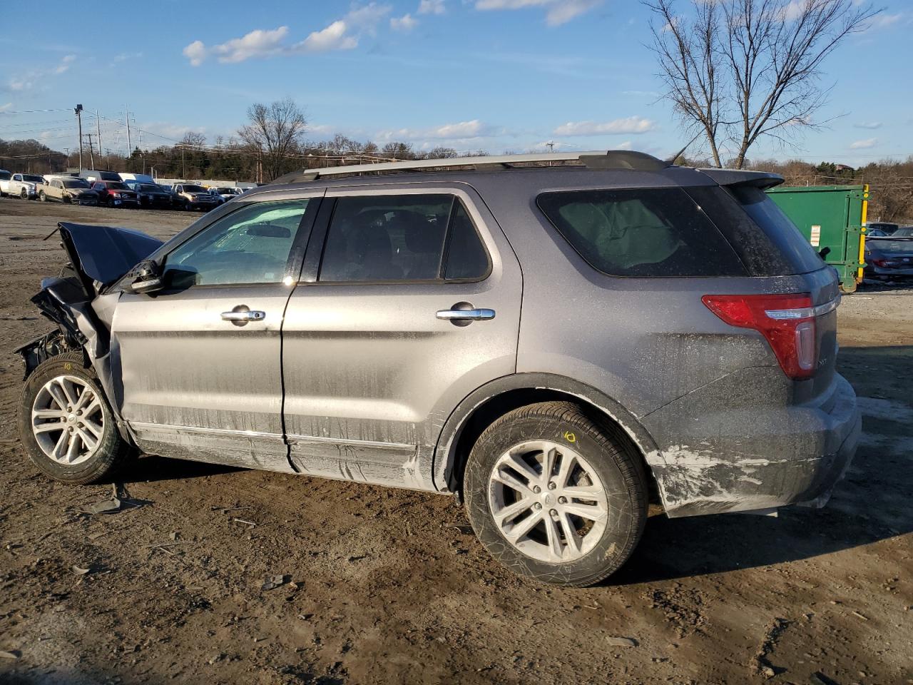 2013 Ford Explorer VIN 1FM5K7D88DGC58378 Copart auction photo, front end / undercarriage damage thumbnail 2