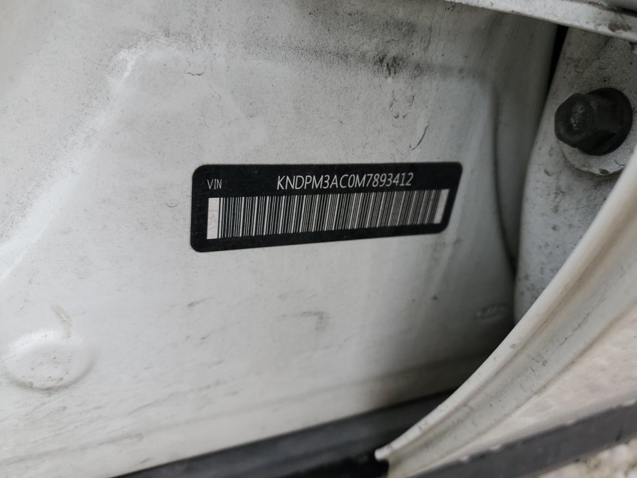 2021 KIA Sportage VIN KNDPM3AC0M7893412 Copart auction photo, stripped damage thumbnail 14