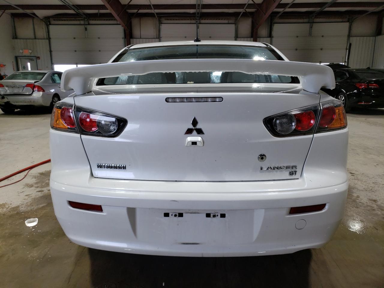 2016 Mitsubishi Lancer VIN JA32U8FW9GU011121 Copart auction photo, front end / side damage thumbnail 6