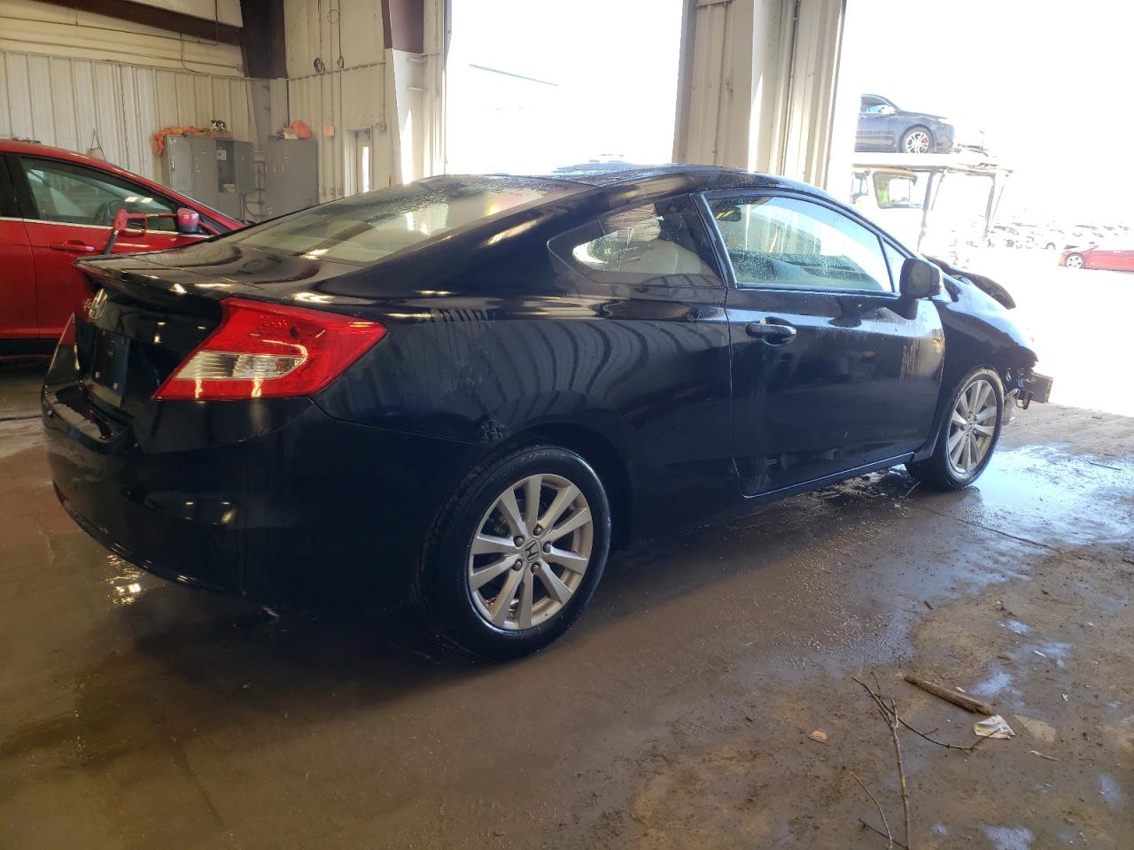 2012 Honda Civic VIN 2HGFG3B81CH559147 Copart auction photo, front end damage thumbnail 3