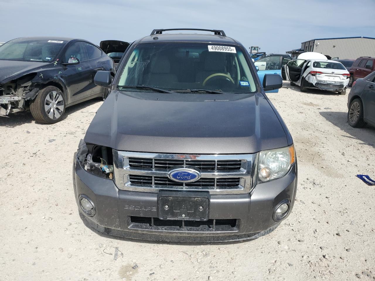 2011 Ford Escape VIN 1FMCU0D73BKC23452 Copart auction photo, side / front end damage thumbnail 5