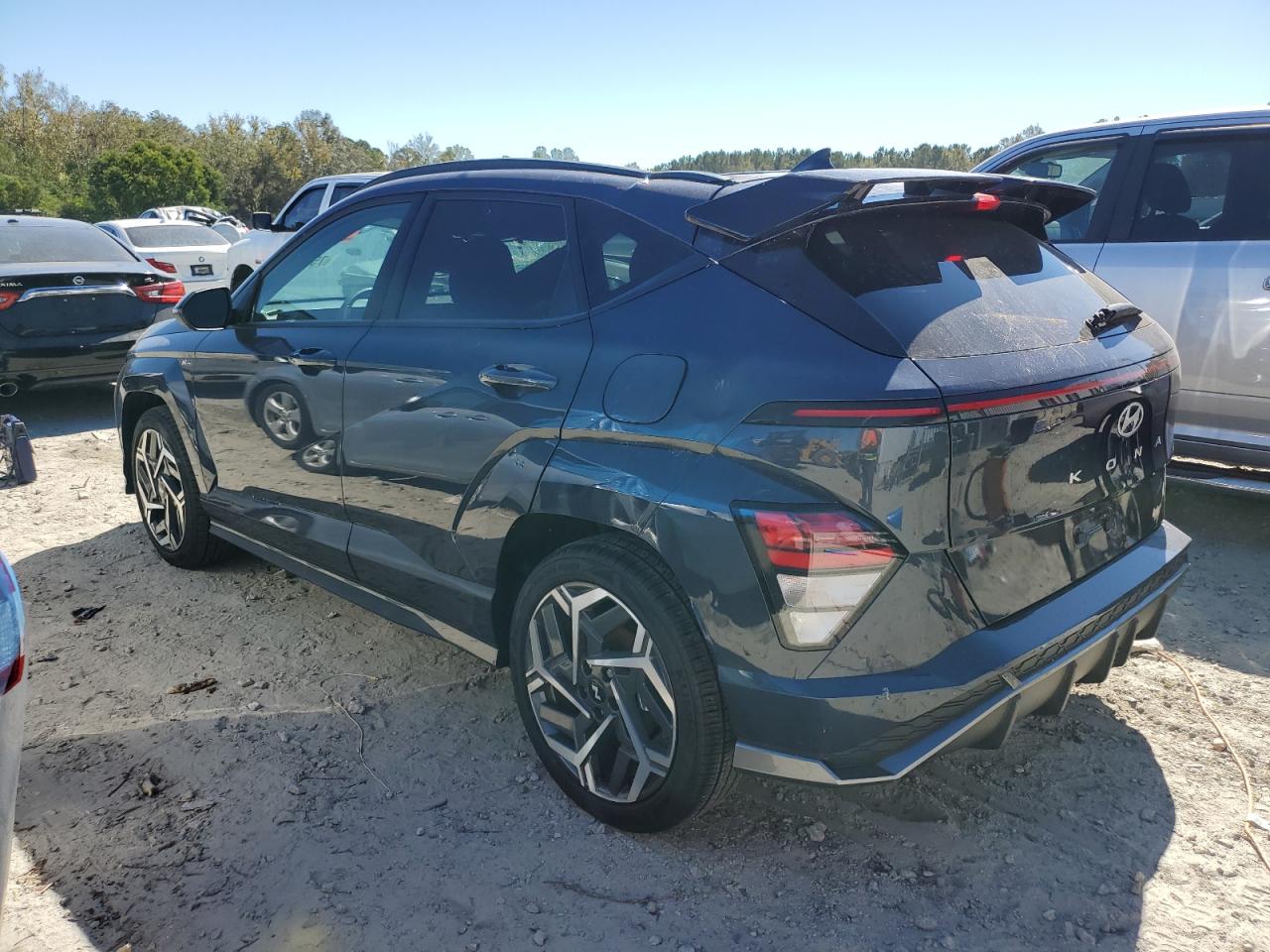 2024 Hyundai Kona VIN KM8HA3A3XRU048276 Copart auction photo, top/roof / water/flood damage thumbnail 2