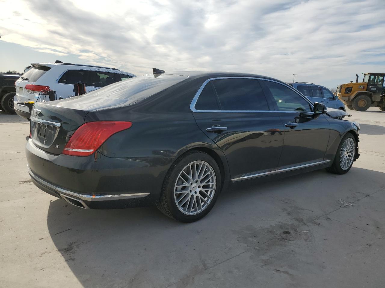 2019 Genesis G90 VIN KMTF54JH2KU064089 Copart auction photo, front end damage thumbnail 3